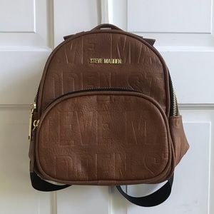 Steve Madden Brown Mini Backpack